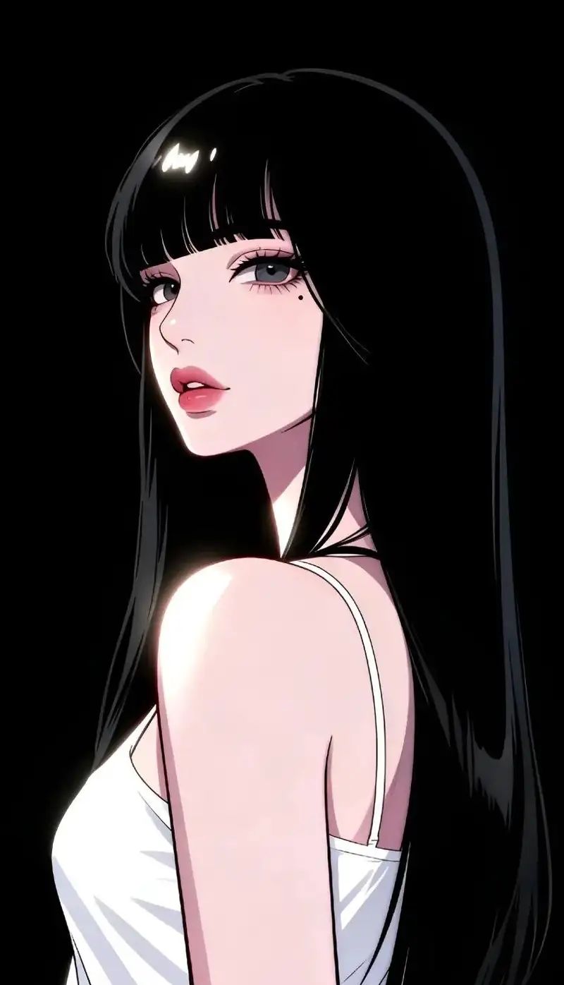 Hình ảnh nữ ngầu anime với thần thái nổi bật