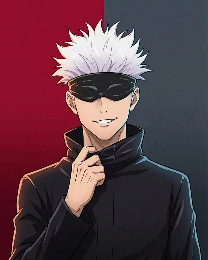 Ảnh Gojo Satoru anime khí chất riêng biệt đầy lôi cuốn