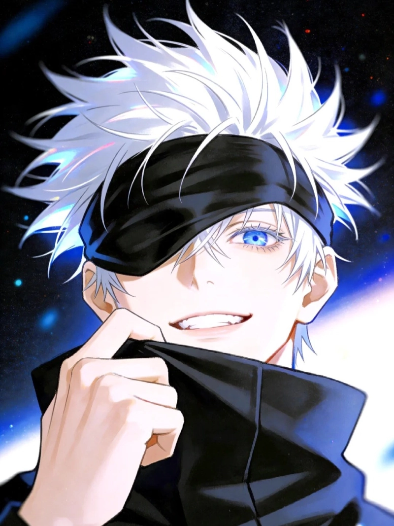 Ảnh Gojo Satoru anime thần thái bí ẩn và cuốn hút