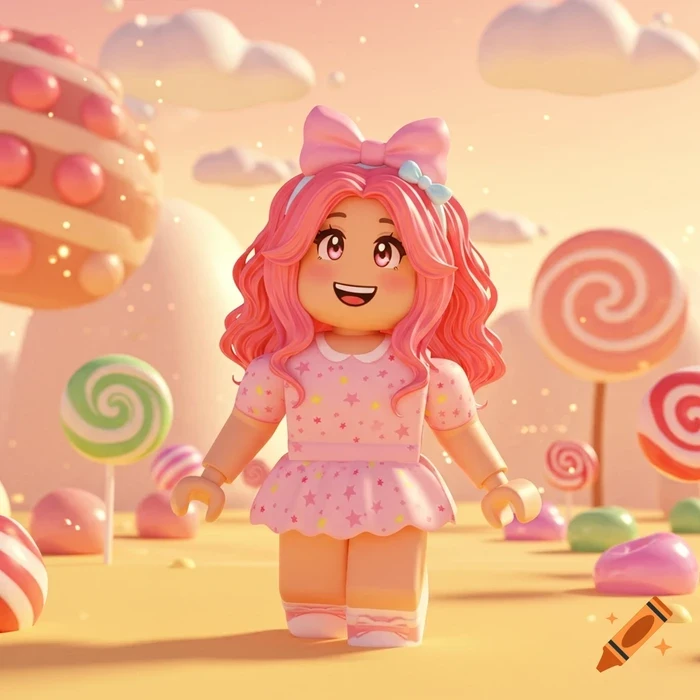 Ảnh Roblox avatar dễ thương rực rỡ
