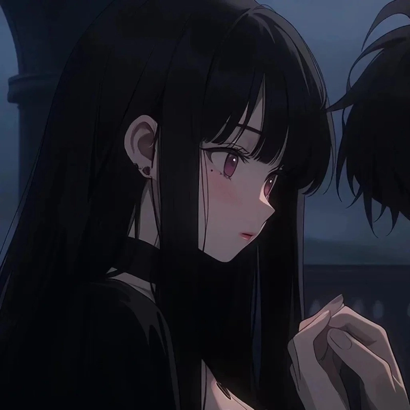 Ảnh anime cặp đôi mang nét dễ thương đầy kết nối