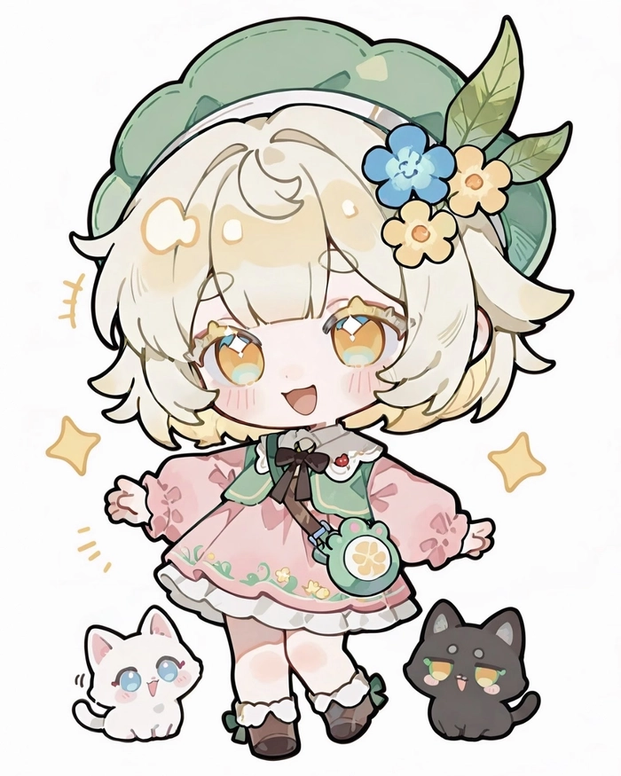 Ảnh anime chibi cùng biểu cảm đáng yêu đầy vui nhộn