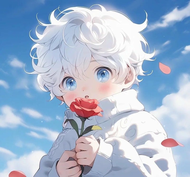 Ảnh anime nam cute ánh nhìn ấm