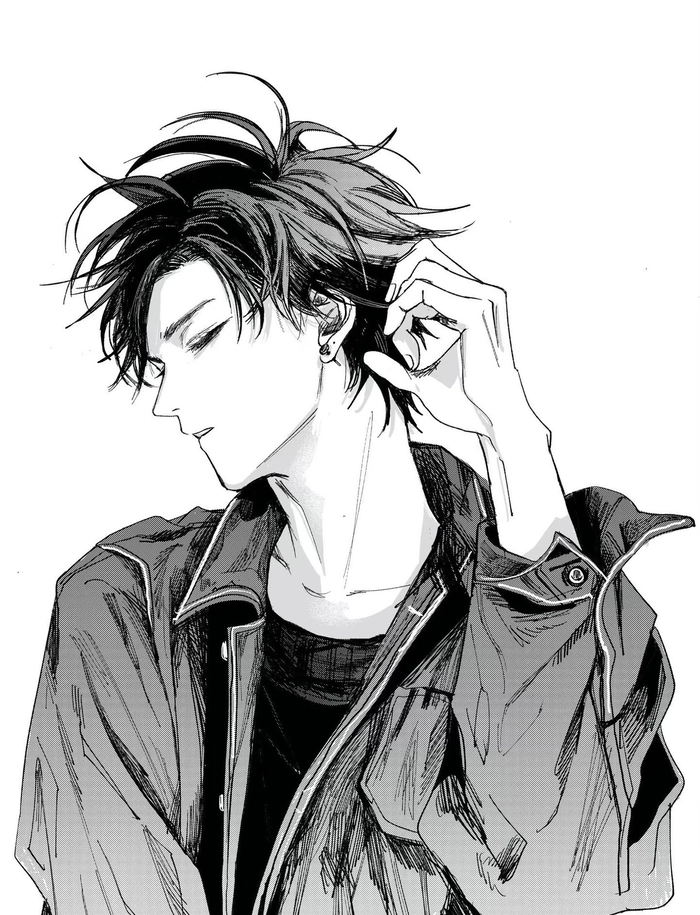 Ảnh anime nam ngầu hiện lên nét bất cần đầy thu hút