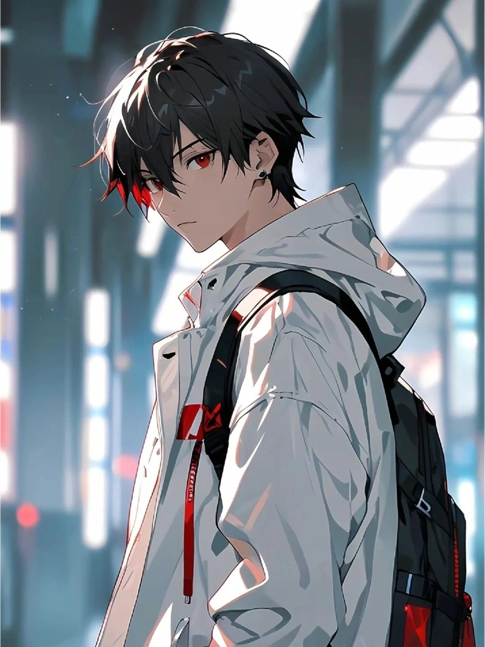 Ảnh anime nam ngầu tạo hình nổi bật với nét riêng