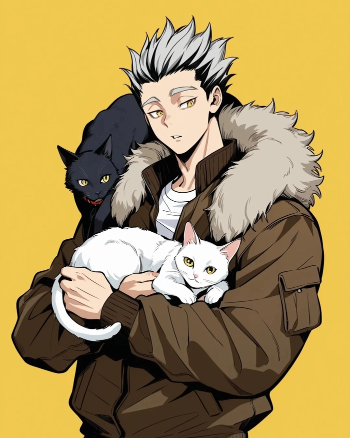 Ảnh anime nam ngầu thể hiện thần thái lạnh lùng cuốn hút