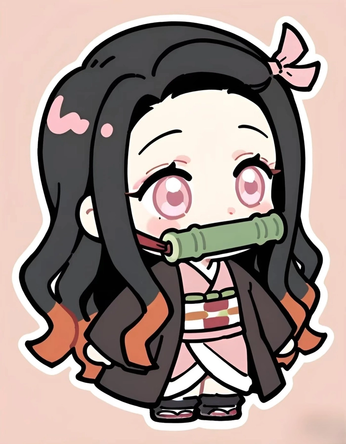 Ảnh anime nữ chibi biểu cảm sinh động đầy thu hút
