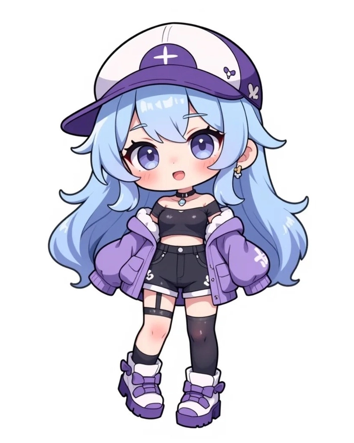 Ảnh anime nữ chibi phong cách đáng yêu và nổi bật