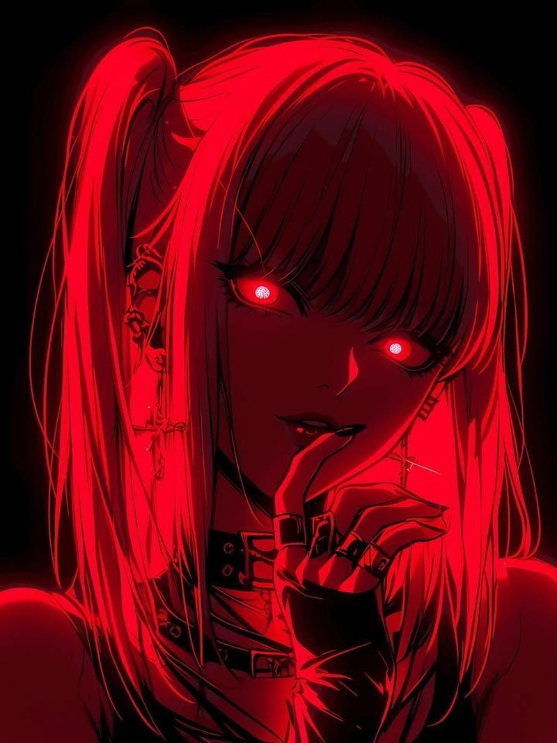Ảnh anime nữ phong cách ngầu thần thái tự tin