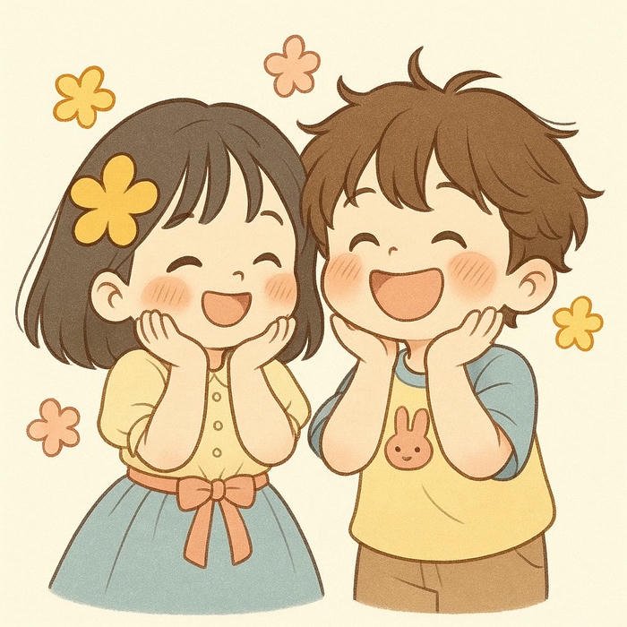 Ảnh chibi cặp đôi tranh vẽ cute ngọt ngào