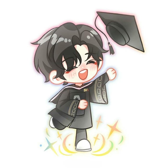 Ảnh chibi học sinh minh họa hoạt động trường lớp