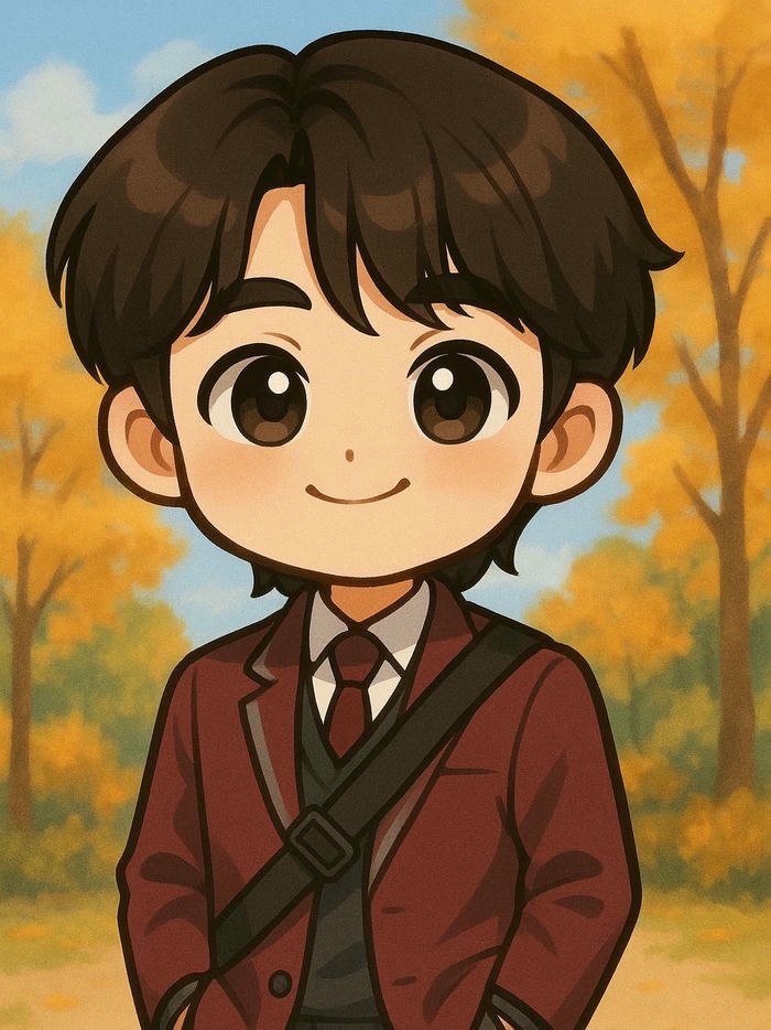 Ảnh chibi học sinh phong cách đời thường dễ thương