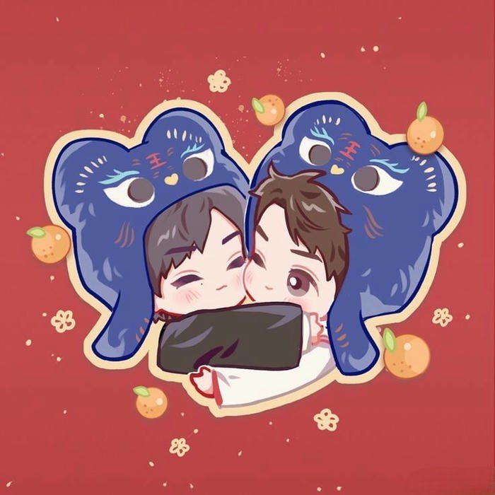 Ảnh chibi mỹ đam phong cách anime ngọt ngào