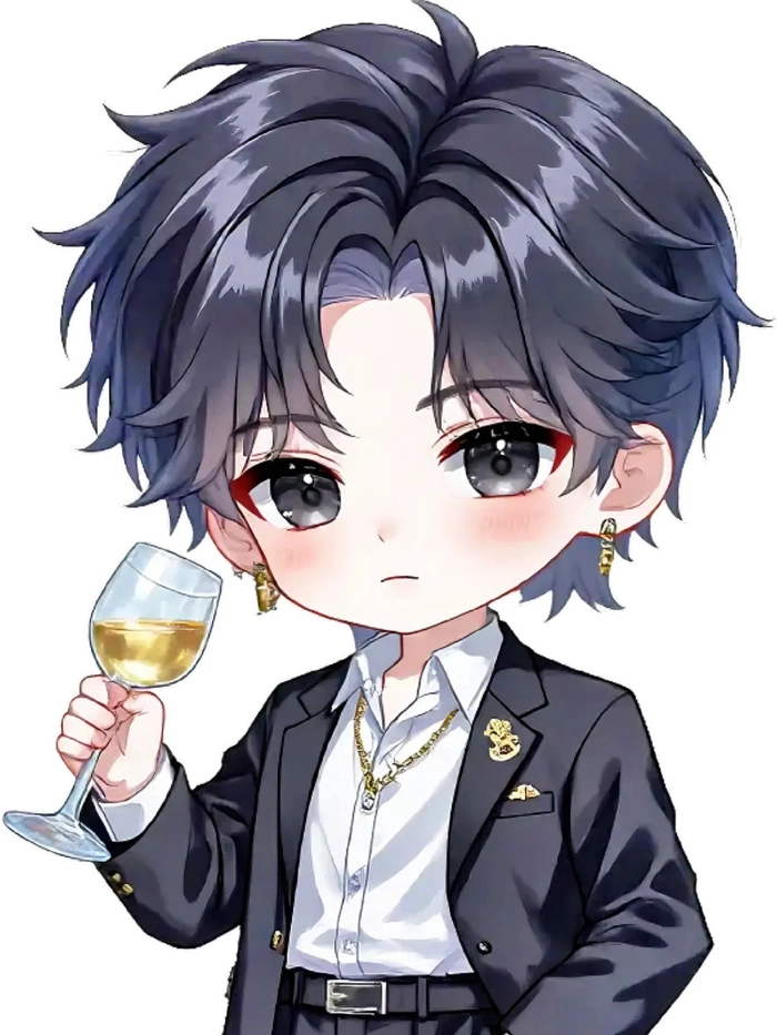 Ảnh chibi nam lạnh lùng tạo hình cá tính và nổi bật