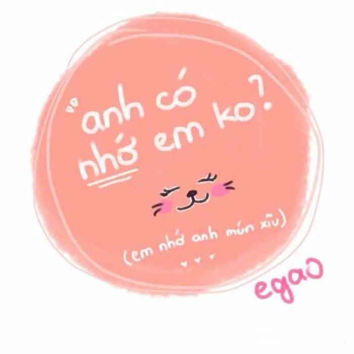 Ảnh chữ trang trí theo kiểu sticker chữ