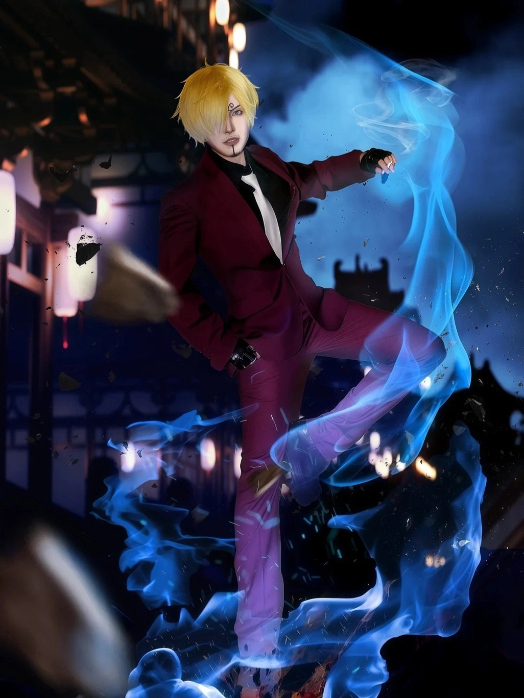 Ảnh cosplay One Piece tạo hình sắc nét phong cách ấn tượng