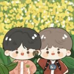 Ảnh đam mỹ chibi tạo hình hoạt hình dễ thương