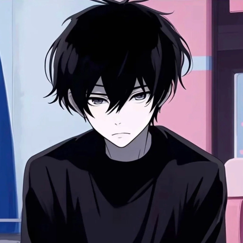 Ảnh đôi anime mang phong cách đáng yêu ngầu
