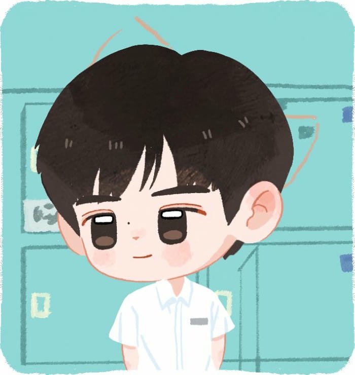 Ảnh học sinh chibi minh họa kỷ niệm tuổi học trò