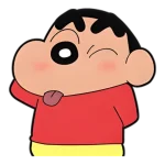 Ảnh nhãn dán Shin vui nhộn sinh động