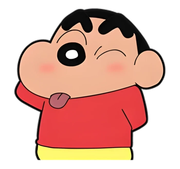 Ảnh nhãn dán Shin vui nhộn sinh động