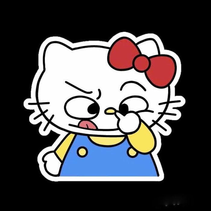 Ảnh nhãn dán bựa mang biểu cảm mỉa mai