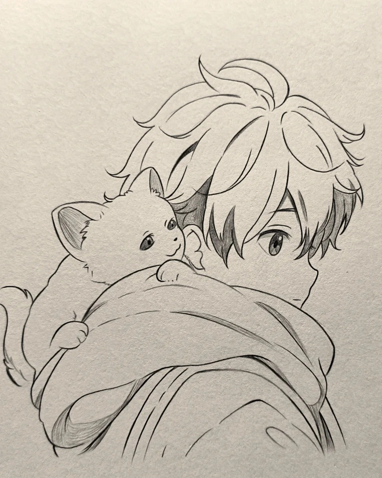 Ảnh vẽ anime thể hiện nét đẹp tinh tế và sinh động