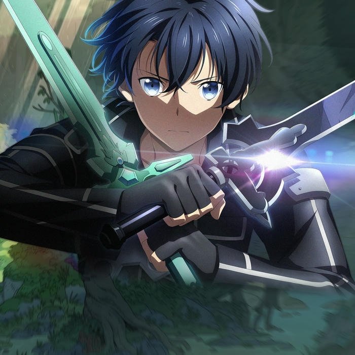 Avatar đẹp cho nam chiến binh kiếm ánh sáng xanh