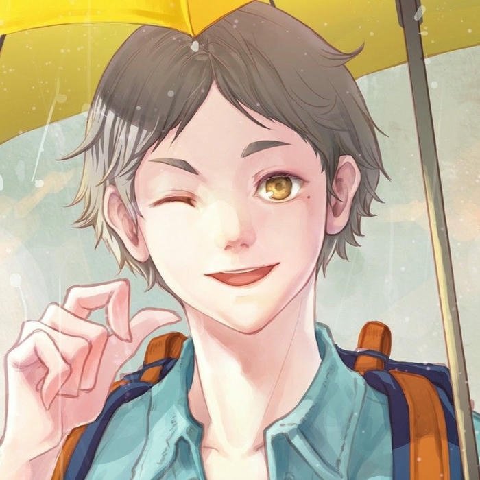 Avatar đẹp cho nam nụ cười hiền phong cách học sinh