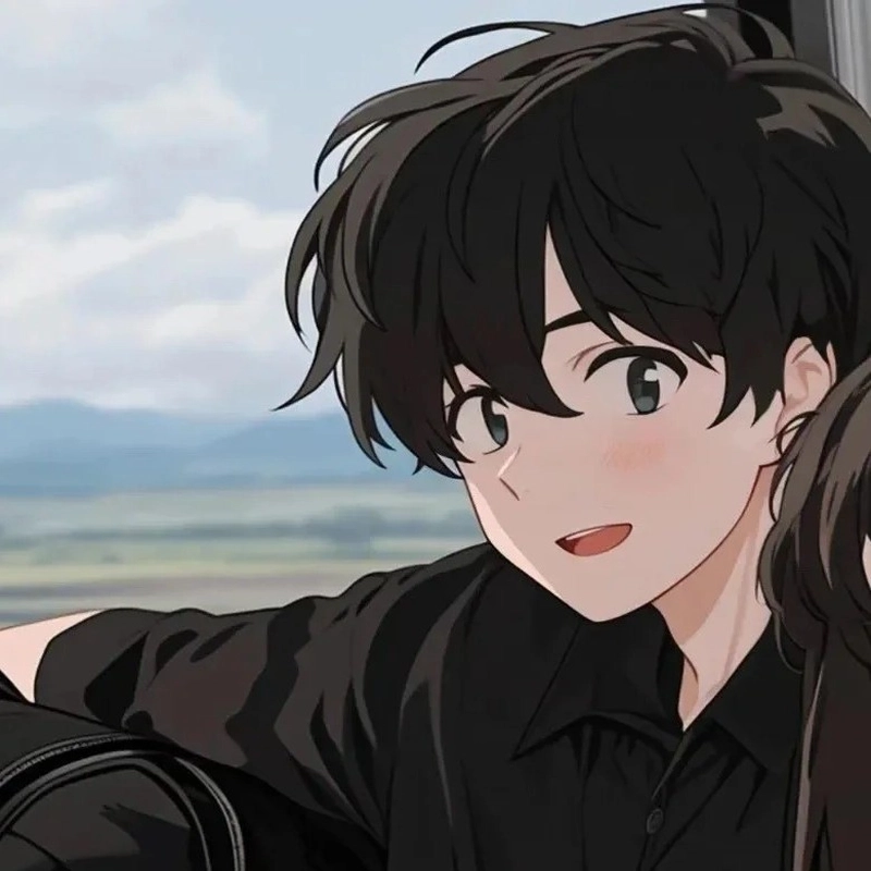 Avatar đôi anime phong cách đáng yêu với nét hài hòa