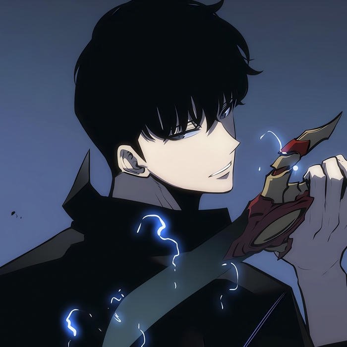 Avatar nam tóc vàng ánh mắt lạnh lùng