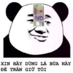 Biểu cảm chân thật trong meme xin tiền