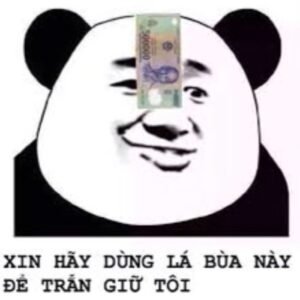Biểu cảm chân thật trong meme xin tiền
