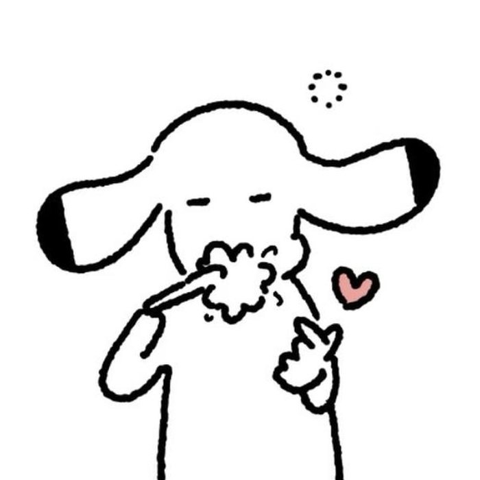 Biểu cảm thân thiện của meme thả tim