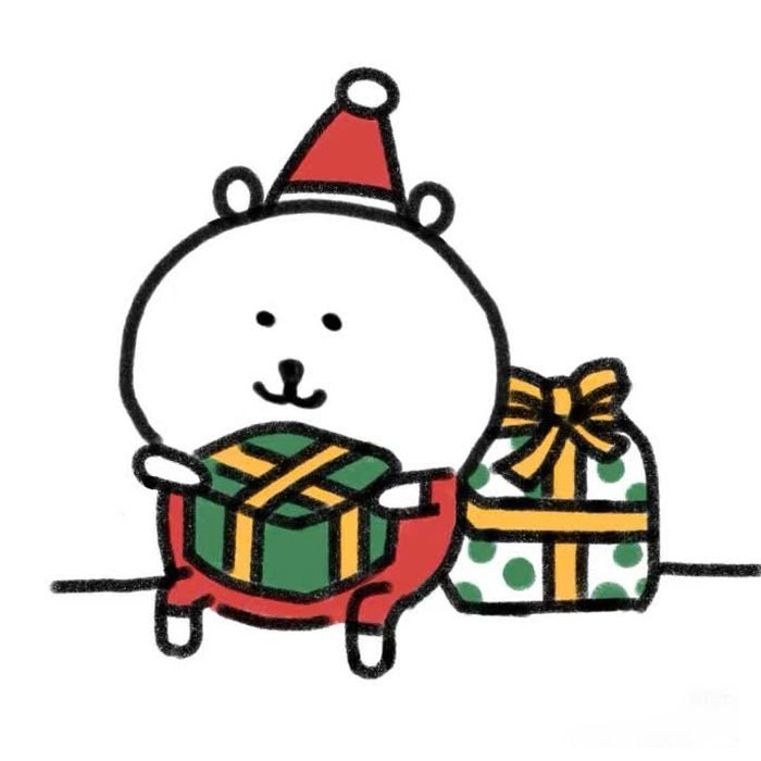 Cảm xúc Noel thể hiện qua sticker noel