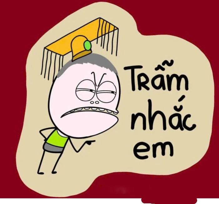 Câu nói ngắn gọn dạng sticker chữ