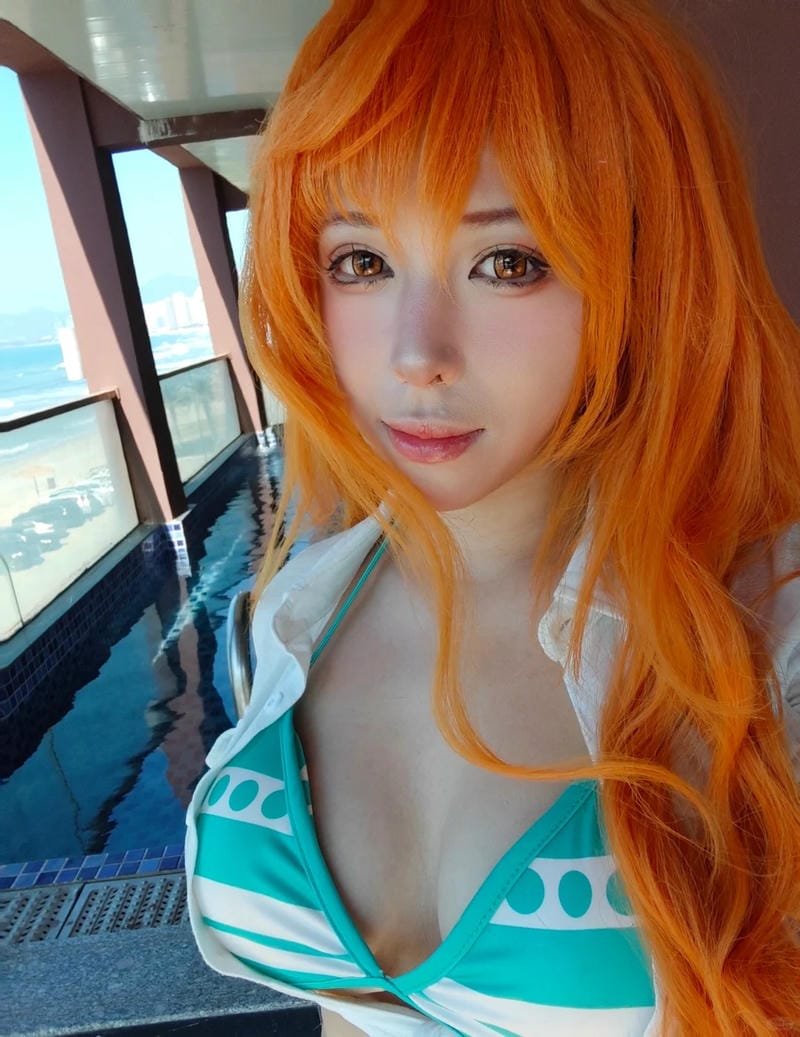 Cosplay Nami outfit mùa hè anime năng động