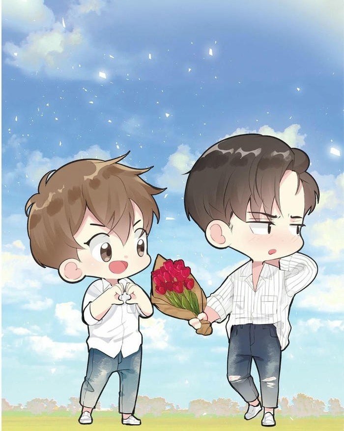 Đam mỹ ảnh chibi phong cách minh họa dễ thương