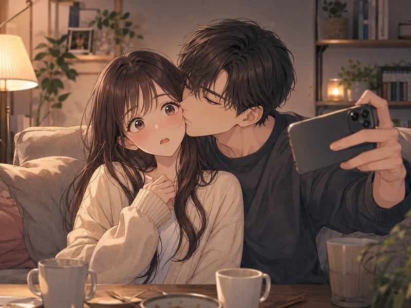 Dễ thương ngọt ngào hình anime avatar đôi