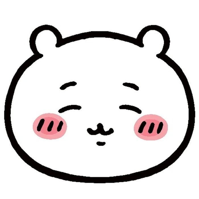 Dùng trang trí ghi chú hình sticker cute không màu