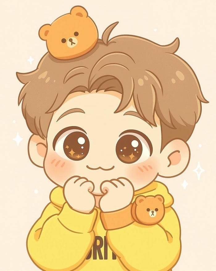 Em bé chibi hình ảnh tạo hình đáng yêu