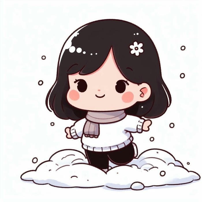 Em bé hình ảnh chibi phong cách đời thường