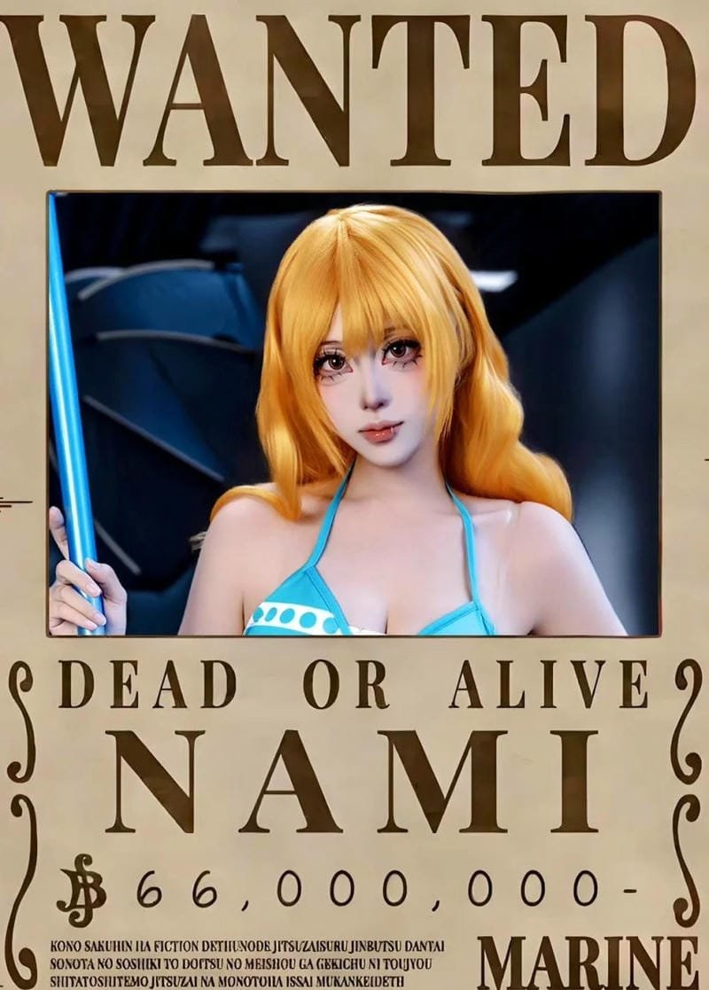 Hình Nami cosplay anime dễ thương nữ tính