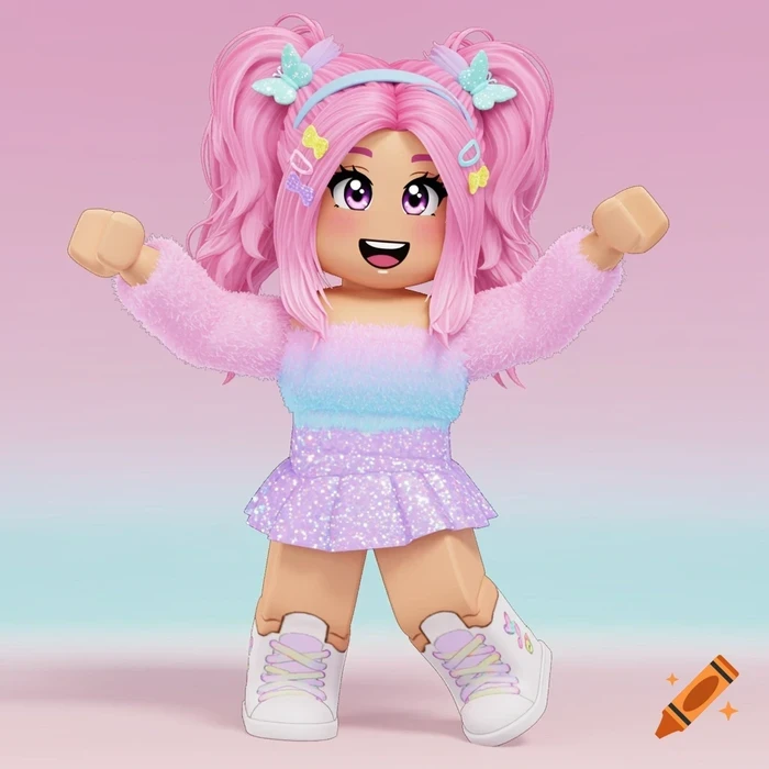 Hình Roblox avatar lung linh đáng yêu