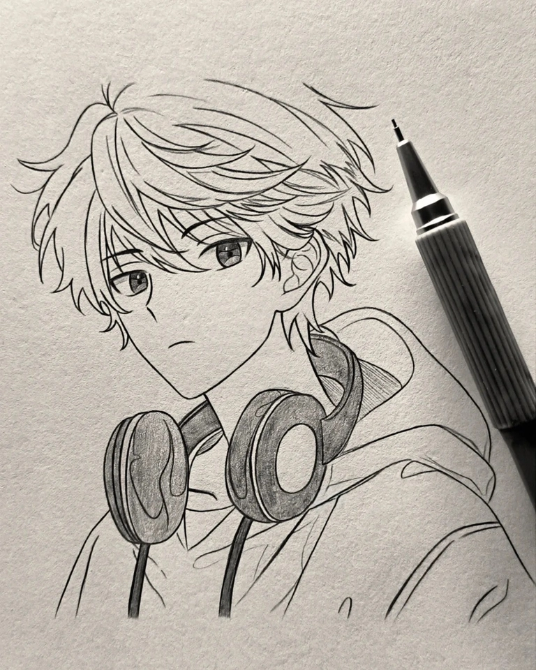 Hình ảnh anime minh họa với đường nét rõ ràng