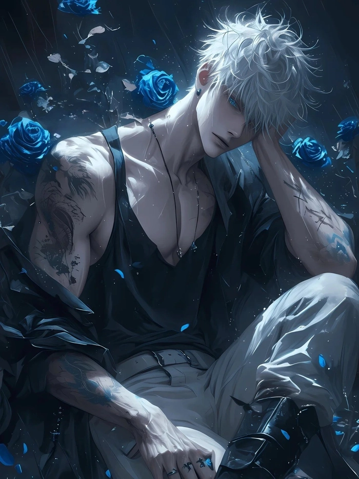Hình ảnh anime nam lạnh lùng với phong cách nổi bật
