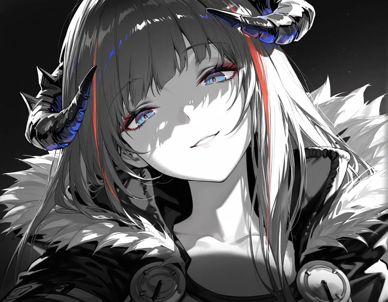 Hình ảnh anime nữ ngầu kiêu sa