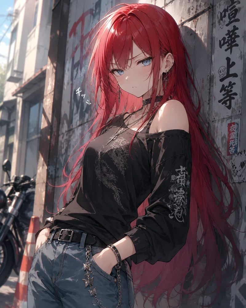 Hình ảnh anime nữ ngầu quyền lực