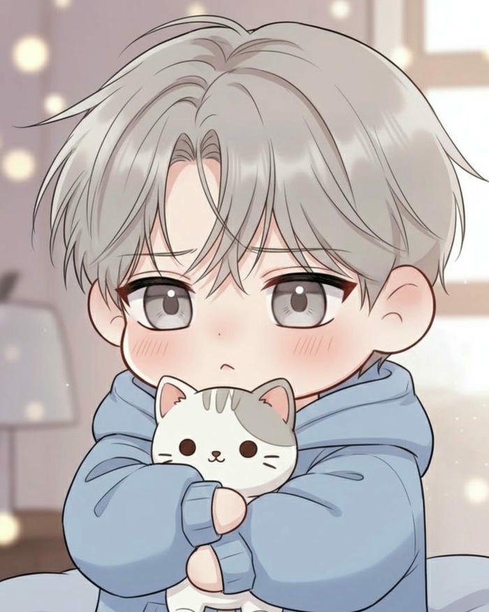 Hình ảnh em bé chibi thể hiện nét trong trẻo