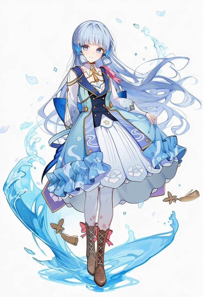 Hình anime nữ dịu dàng nữ sinh